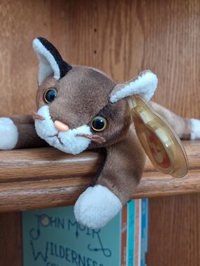 TY Beanie Baby Pounce 1997 | Original Plush Cat | Vintage